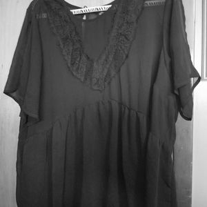 Torrid black blouse